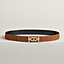 View: , Ancre belt buckle & Reversible leather strap 32 mm