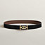View: , Ancre belt buckle & Reversible leather strap 32 mm