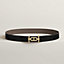 View: , Ancre belt buckle & Reversible leather strap 32 mm