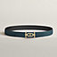 View: , Ancre belt buckle & Reversible leather strap 32 mm