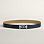 View: , Ancre belt buckle & Reversible leather strap 32 mm