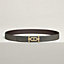Ancre belt buckle & Reversible leather strap 32 mm, view 2 of 3