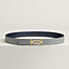 View: , Ancre belt buckle & Reversible leather strap 32 mm
