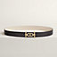 View: , Ancre belt buckle & Reversible leather strap 32 mm