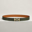 View: , Ancre belt buckle & Reversible leather strap 32 mm
