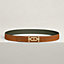 View: , Ancre belt buckle & Reversible leather strap 32 mm