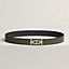 View: , Ancre belt buckle & Reversible leather strap 32 mm