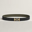 View: , Ancre belt buckle & Reversible leather strap 32 mm