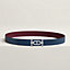 View: , Ancre belt buckle & Reversible leather strap 32 mm