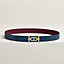 Ancre belt buckle & Reversible leather strap 32 mm, view 1 of 3