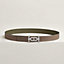 Ancre belt buckle & Reversible leather strap 32 mm, view 1 of 3