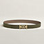 Ancre belt buckle & Reversible leather strap 32 mm, view 2 of 3