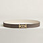 Ancre belt buckle & Reversible leather strap 32 mm, view 1 of 3
