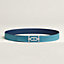 Ancre belt buckle & Reversible leather strap 32 mm, view 1 of 3