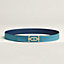 Ancre belt buckle & Reversible leather strap 32 mm, view 1 of 3