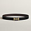 View: , Ancre belt buckle & Reversible leather strap 32 mm