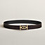 View: , Ancre belt buckle & Reversible leather strap 32 mm