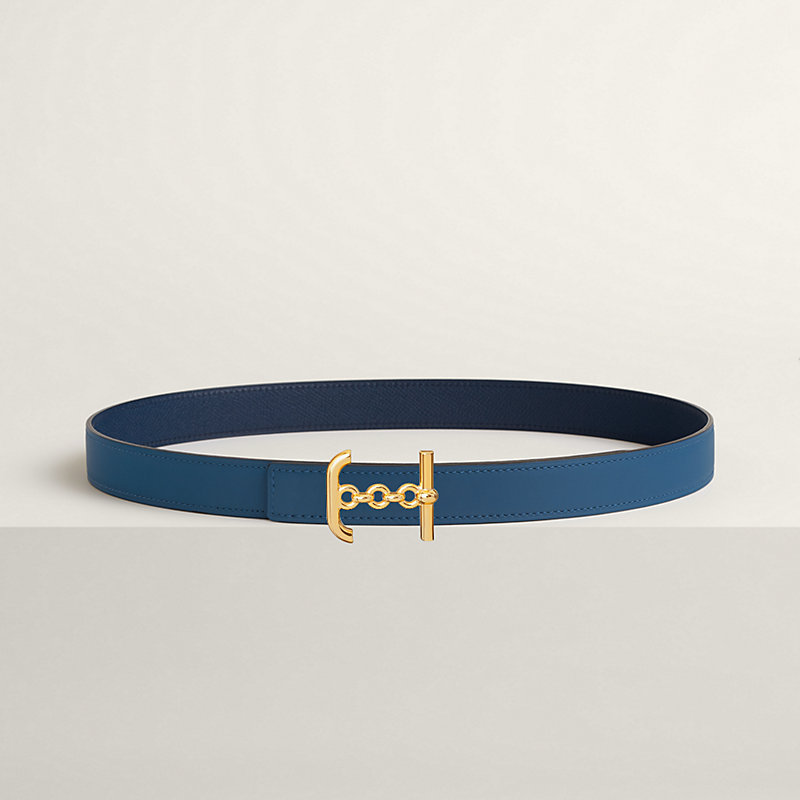 Ancre Marin belt buckle & Reversible leather strap 24 mm