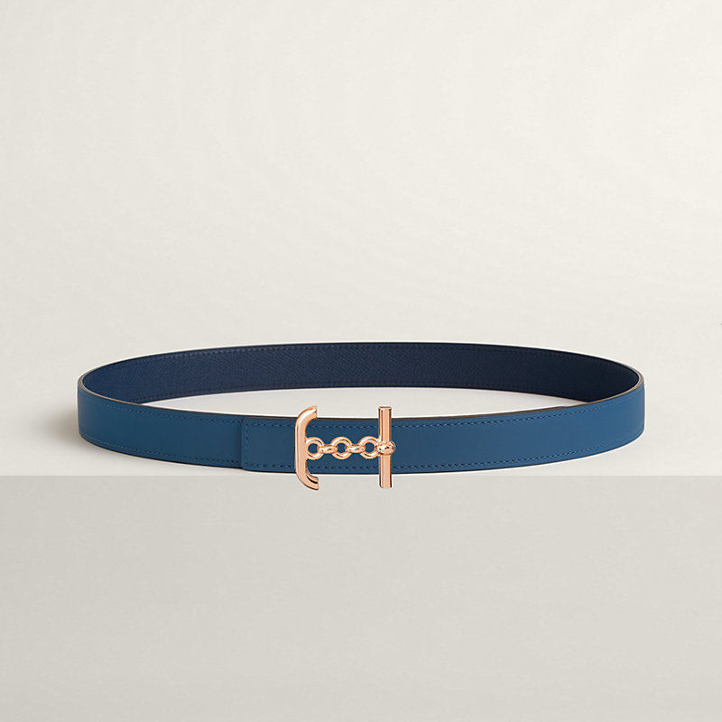 Ancre Marin belt buckle & Reversible leather strap 24 mm