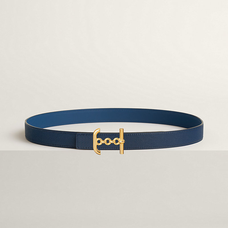 Ancre Marin belt buckle & Reversible leather strap 24 mm