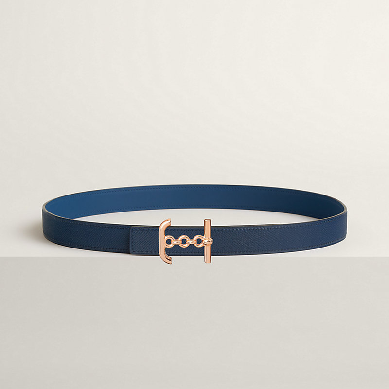 Ancre Marin belt buckle & Reversible leather strap 24 mm