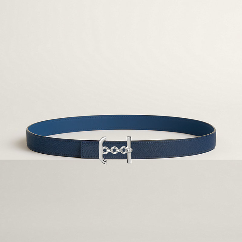 Ancre Marin belt buckle & Reversible leather strap 24 mm