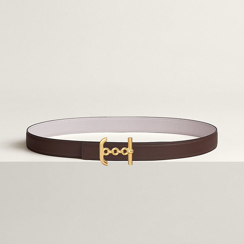 Ancre Marin belt buckle & Reversible leather strap 24 mm