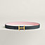 Ancre Marin belt buckle & Reversible leather strap 24 mm, view 2 of 3