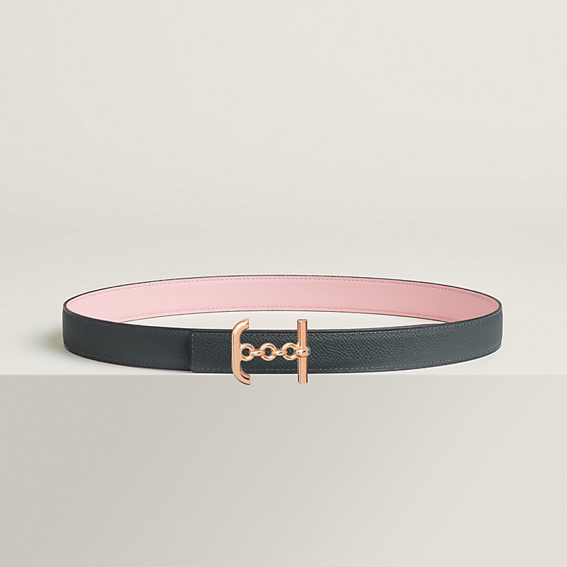 Ancre Marin belt buckle & Reversible leather strap 24 mm