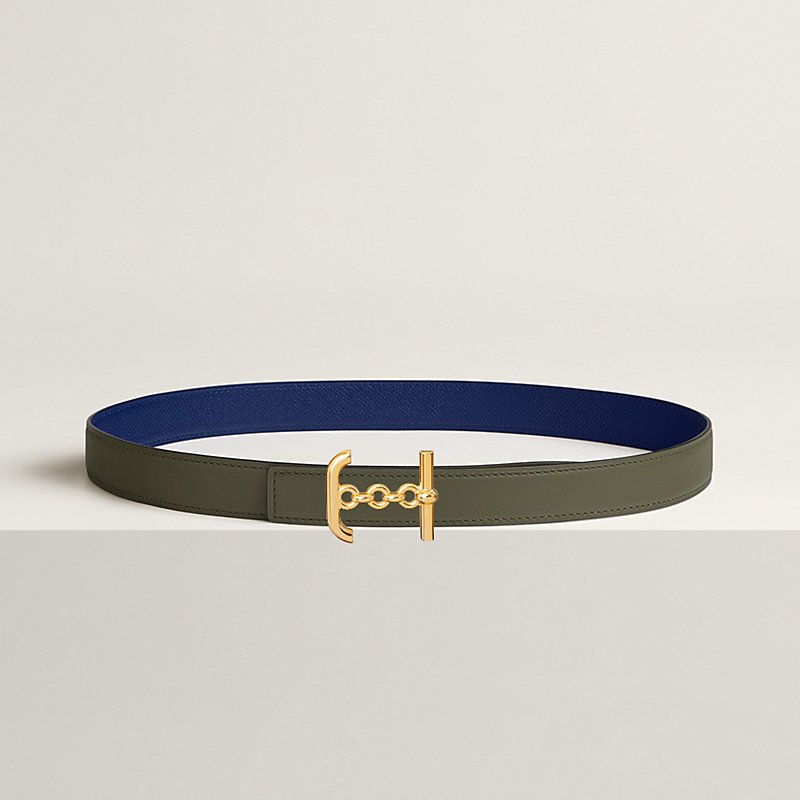 Ancre Marin belt buckle & Reversible leather strap 24 mm