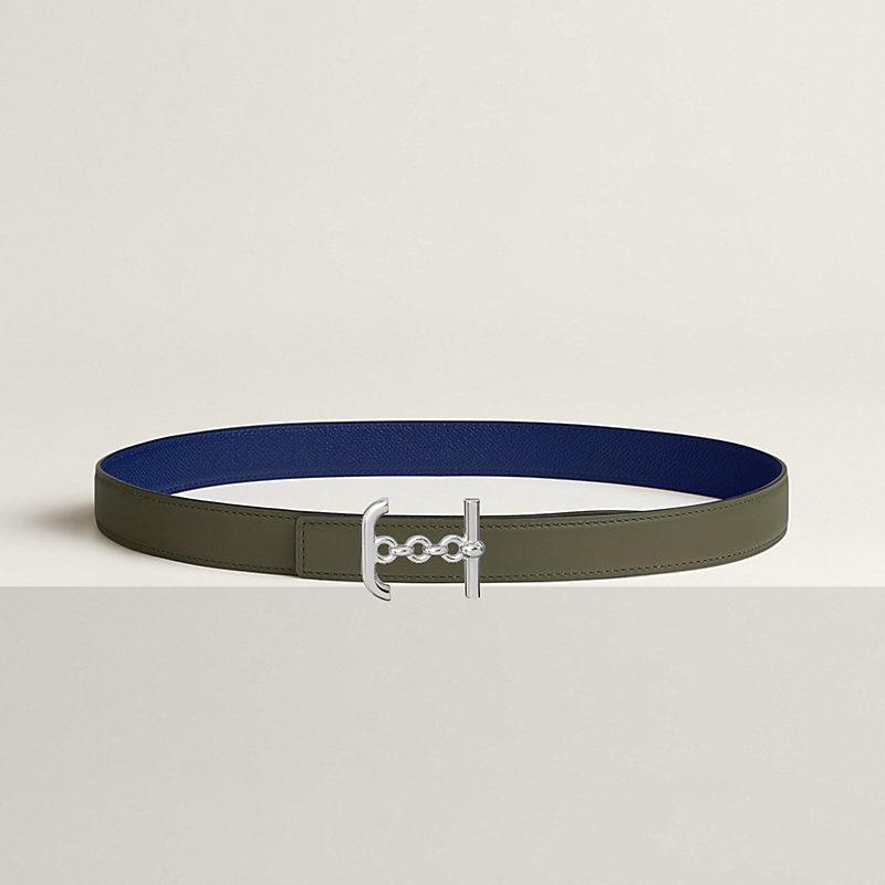 Ancre Marin belt buckle & Reversible leather strap 24 mm