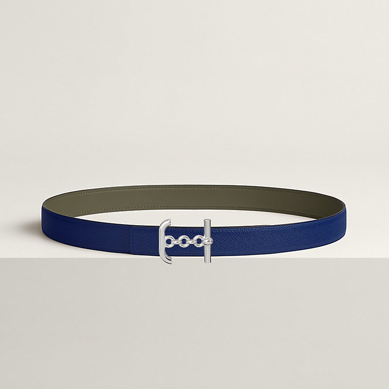 Ancre Marin belt buckle & Reversible leather strap 24 mm