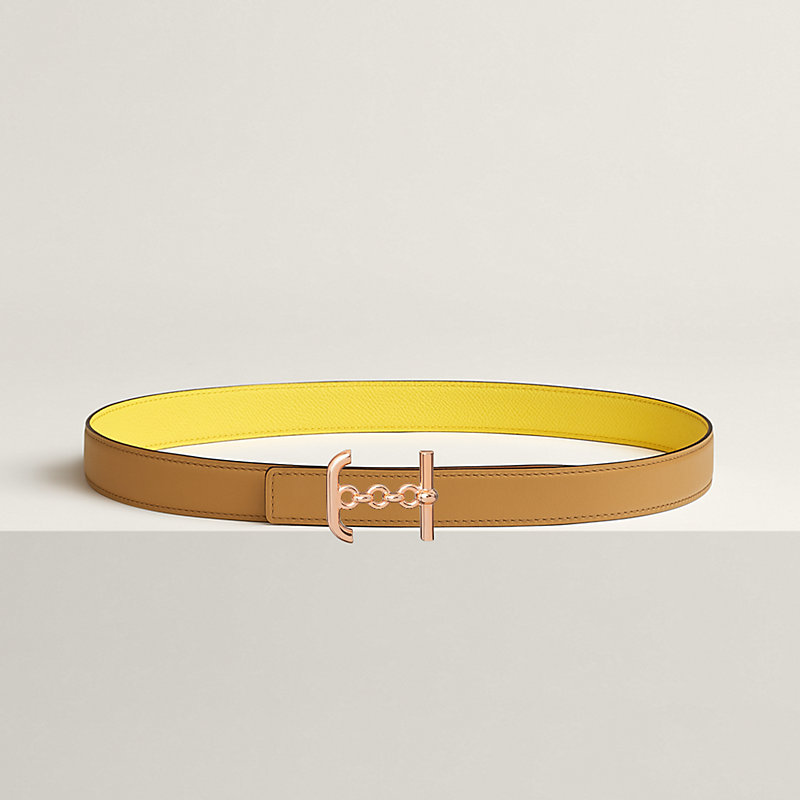 Ancre Marin belt buckle & Reversible leather strap 24 mm