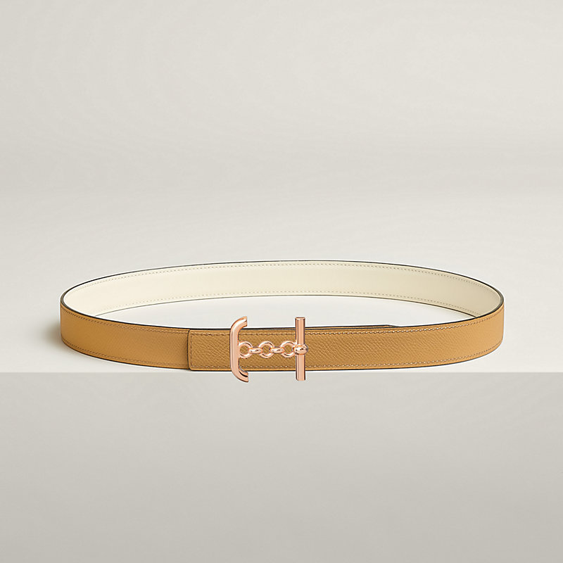 Ancre Marin belt buckle & Reversible leather strap 24 mm
