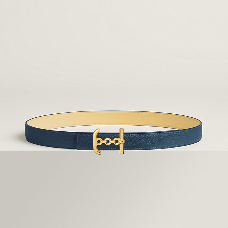 Ancre Marin belt buckle & Reversible leather strap 24 mm