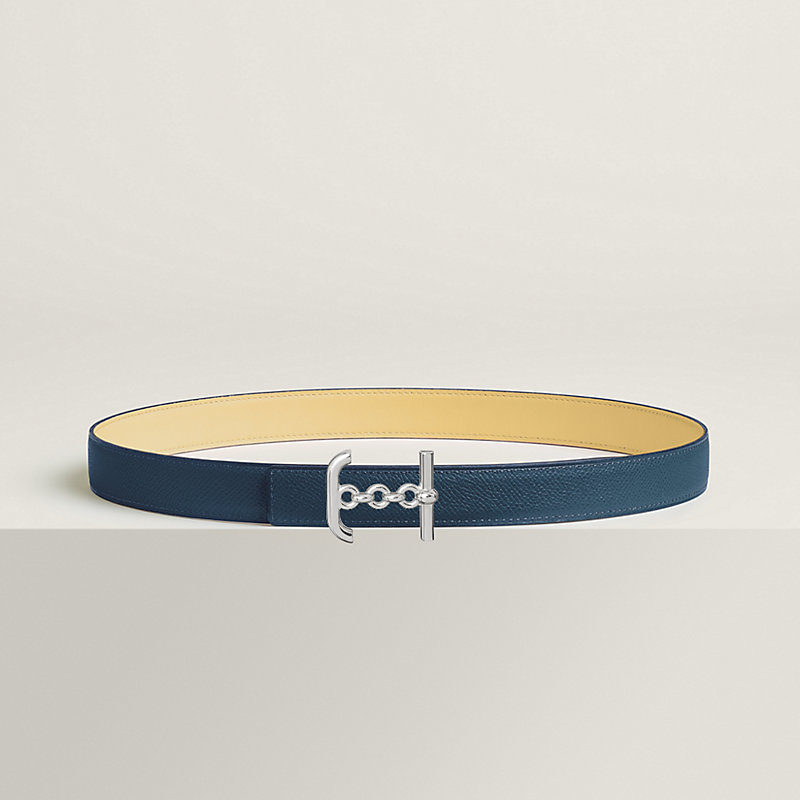Ancre Marin belt buckle & Reversible leather strap 24 mm