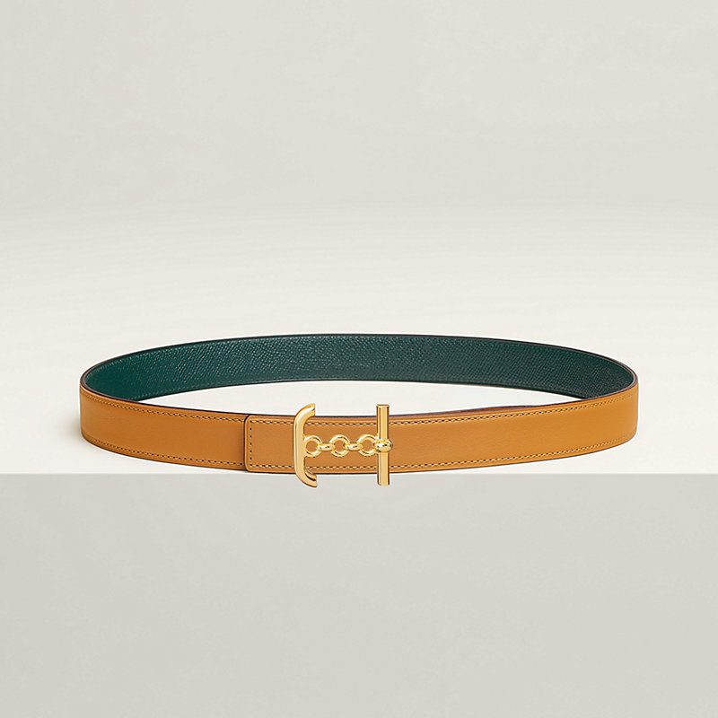 Ancre Marin belt buckle & Reversible leather strap 24 mm
