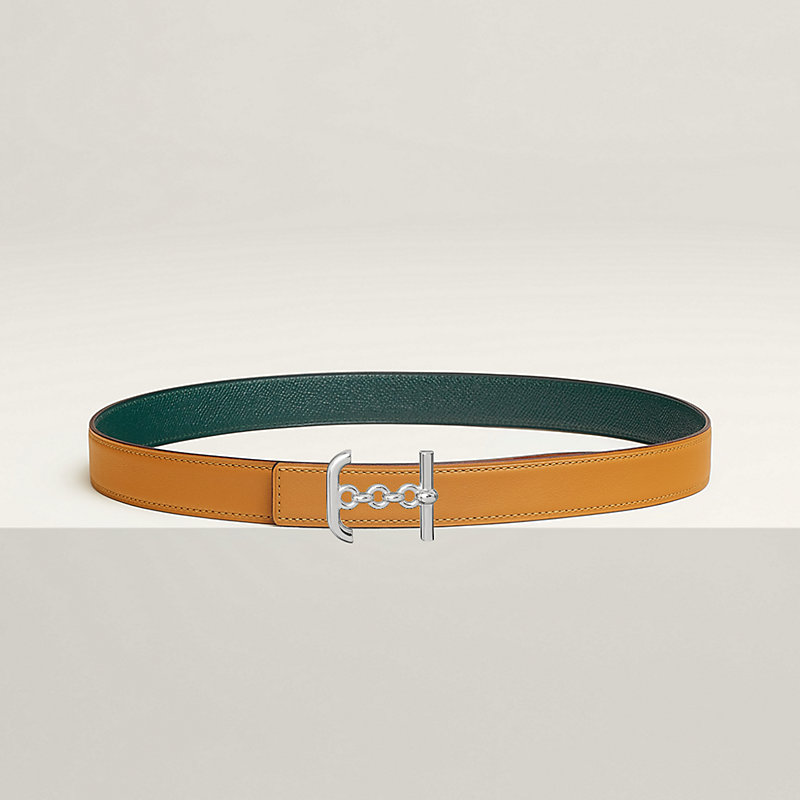 Ancre Marin belt buckle & Reversible leather strap 24 mm