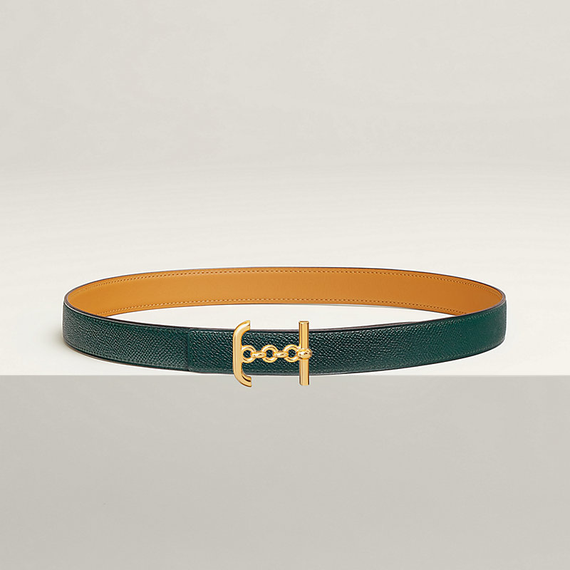 Ancre Marin belt buckle & Reversible leather strap 24 mm