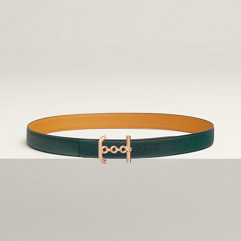 Ancre Marin belt buckle & Reversible leather strap 24 mm
