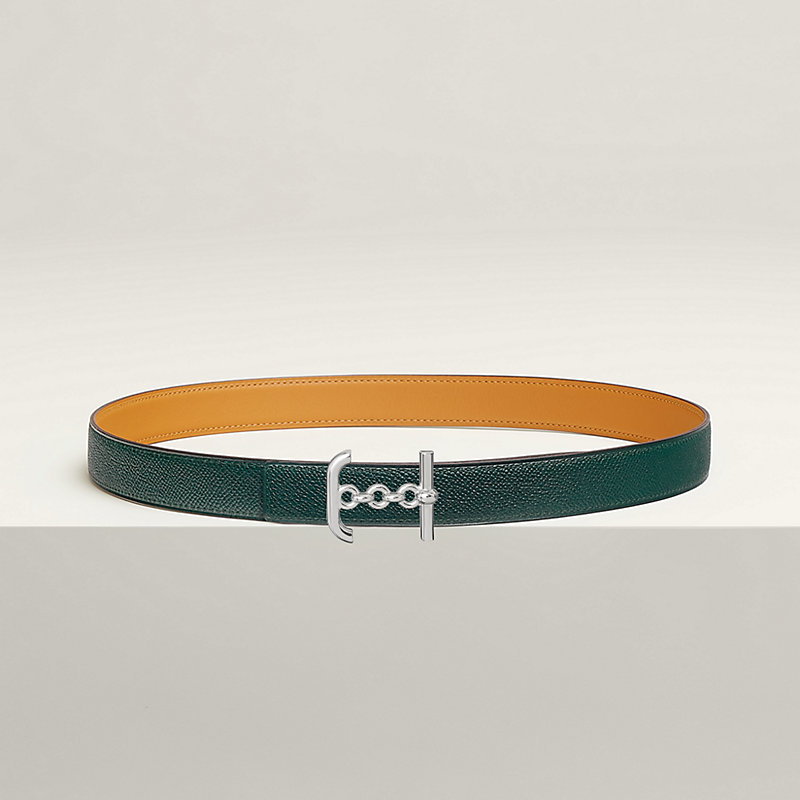 Ancre Marin belt buckle & Reversible leather strap 24 mm