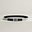 Ancre Marin belt buckle & Toile H Plume leather strap 24&nbsp;mm, View: , view 1 of 3