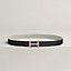 Ancre Marin belt buckle & Toile H Plume leather strap 24&nbsp;mm, View: , view 2 of 3