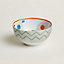 View: front, Animaux Nattes bowl
