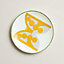 Animaux Nattes butterfly dessert plate, view 1 of 3