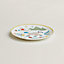 View: front, Animaux Nattes dessert plate