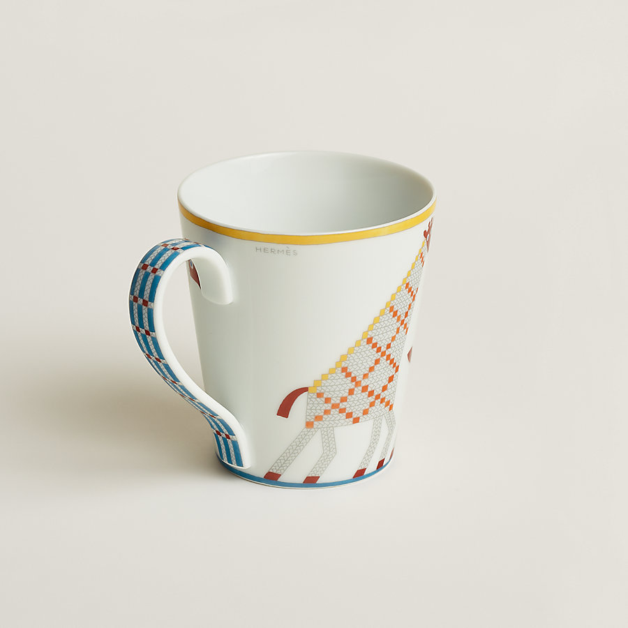 Animaux Nattes giraffes mug