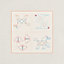 View: Flat, Animaux Nattes quilted blanket