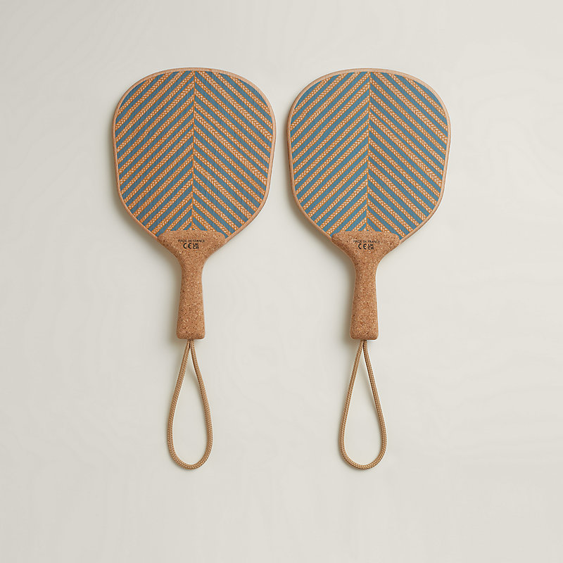 Animaux Nattes set of 2 beach rackets