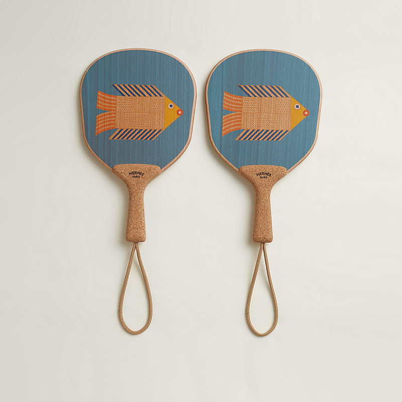 Animaux Nattes set of 2 beach rackets